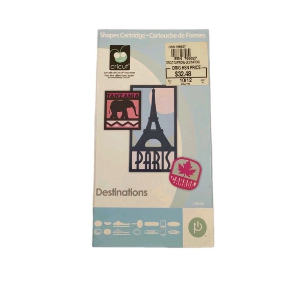 CRICUT CARTRIDGE - Destinations "Shapes" Cartridges Kit - Picture 1 of 16